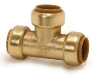 Yorkshire Tectite Fittings -  Pegler Yorkshire T24/t130 12 Equal Tee