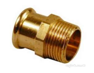 Yorkshire Pressfit Fittings -  S3 76 1mm X 3 Inch Mi Xpress Male Coupling