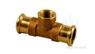 Yorkshire Pressfit Fittings -  S30 76x1/2 Xpress Female Branch Tee