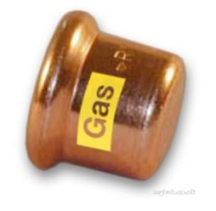 Yorkshire Pressfit Fittings -  Pegler Yorkshire Sg61 15mm Gas Xpress Stop End