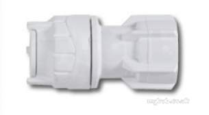 Polypipe Polyplumb Polyfit -  10mm X 1/2 Inch Hand Tightn Tap Connect Wht 10