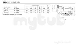 Philmac Polygrip P -  Philmac Elbow Pxf 75mm X 2 7686