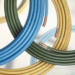 Copper Coils -  Polypipe 25mm X25m Underground Coil Blue