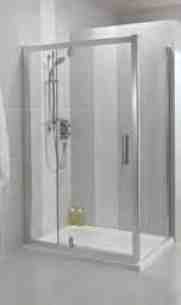 Ideal Standard Synergy Shower Enclosures -  Ideal Standard Synergy L6201 Pivot Dr 760mm Sil Clear