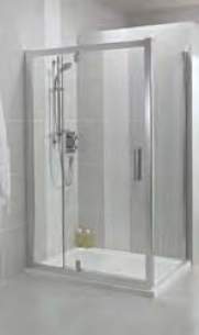 Ideal Standard Synergy Shower Enclosures -  Ideal Standard Synergy L6202 Pivot Dr 800mm Sil Clear L6202eo