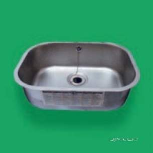 Pland Catering Sinks and Stands -  Pland 305 X 356 X160 Flat Flange Bowl Ss