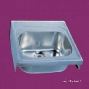 Pland Catering Sinks and Stands -  Pland Sk1 Hospital Sink Unit No Taps C/w Brackets