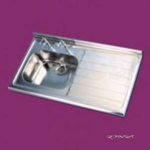 Pland Catering Sinks and Stands -  Pland 1000 X 650 Htm63 Hospital Sink Rhd Ss