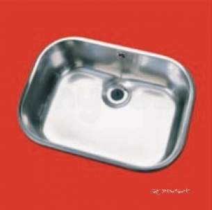 Pland Catering Sinks and Stands -  Pland 305x356x160 Lab Inset Flat Flange Bowl
