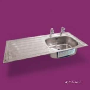 Pland Catering Sinks and Stands -  Pland 1028x500 Htm64 Hospital Inset Sink Rhd Ss Di1050sr