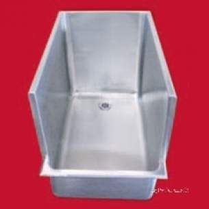 Pland Commercial Stainless Steel -  Pland 1200 X 750 X 500mm Bute Dog Bath Ss