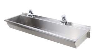 Pland Commercial Stainless Steel -  Pland Madeira 1500 Washtrough C/w Tap Landing