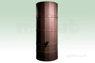 Polytank Pt2000 Tanks -  Polybutt 110l Oak Lid/tap/base 110wbo