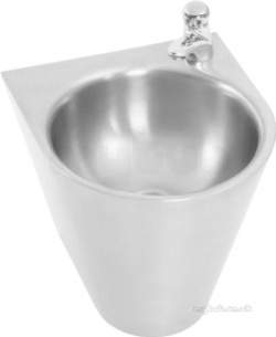 Sissons Stainless Steel Products -  Centinel Washbasin Satin Polish G20131n