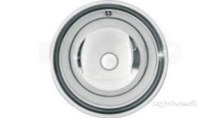 Sissons Stainless Steel Products -  Inset Washbasin 388mm High Polish Finish