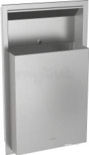 Sissons Stainless Steel Products -  Sissons Rodan Reccessed Waste Bin
