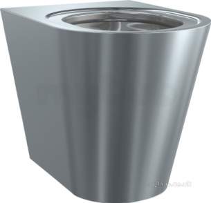 Sissons Stainless Steel Products -  G21733n Guardian Floor Mtd Wc And P-trap