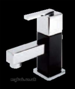 Eastbrook Brassware -  31.0518 Prado 600 Bath Taps Black/ch
