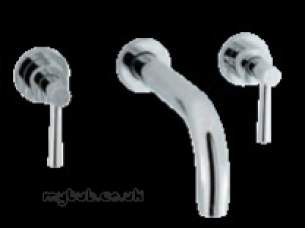 Eastbrook Brassware -  Prado Lever 3 Hole W/m Bath Filler Ch