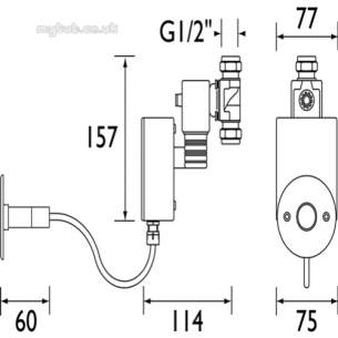 Gummers Commercial Showers -  Sirrus Eefc1000cir I/red Cntrl Vlv