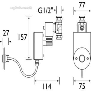 Gummers Commercial Showers -  Sirrus 760202 6-outlet Transformer Unit