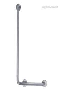 Gummers Commercial Showers -  Bristan Sirrus Grab Rail Steel Kit Gb