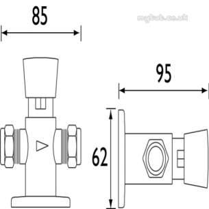 Gummers Commercial Showers -  Sirrus Tuf100ecp Exp T/f Urinal Ctrl Cp