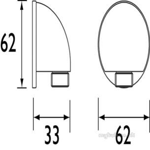 Gummers Commercial Showers -  Sirrus Wo30cp Shower Wall Outlet Elbow Cp-obsolete