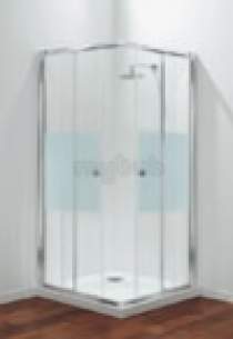 Coram Premier Shower Enclosures -  Premier 900mm C/entry 2-box Ps/cl/pl