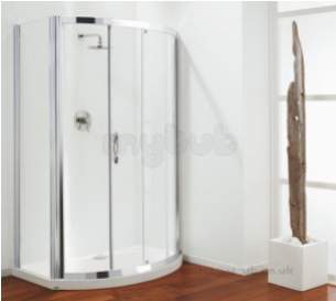 Coram Premier Shower Enclosures -  Premier Bow Front 1200mm Door Pk Only Ps/cl