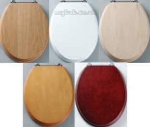 Tavistock Toilet Seats -  Premier O201 Wc Seat-gp B/hinge Mahog