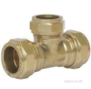 Prestex Compression Fittings -  Prestex Dr50c 42mm X 42mm X 28mm Red Tee