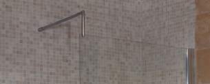 Just Trays Jt40 Slimline Shower Trays -  Jt40 View 1900 X 800mm Glass Deflector