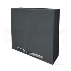 Jasper Morrison Strada Furniture -  Ideal Standard Strada 700 Wall Unit 2 Door Gls Gr K2456wh
