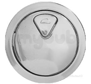 Thomas Dudley Cisterns -  Vantage Dual Flush Pushbutton Chrome Plated 73mm Dia Psplev372937