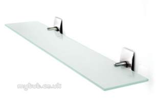 Croydex Bathroom Accessories -  Croydex Kensington Qb551443 Glass Shelf