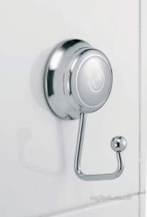 Croydex Bathroom Accessories -  Croydex Twist N Lock Qm321741 Robe Hook