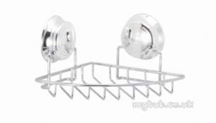 Croydex Bathroom Accessories -  Twist N Lock Qm340941 Corner Soap Dish