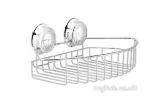 Croydex Bathroom Accessories -  Twist N Lock Qm345941 Small Storg Basket