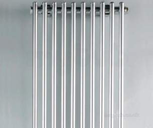 Quinn Plaza Designer Towel Rails -  Quinn Plaza Vertical 2000x370mm Qplv01c Chrome