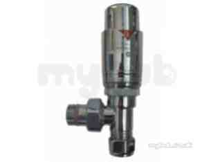 Quinn Valves and Accessories -  Quinn Radiators Ltd Angle Trv Head And Body White