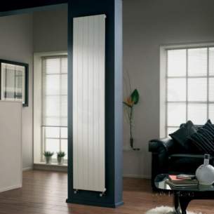 Quinn Slieve V Designer Towel Rails -  Quinn Slieve V Single Panel 1800x433mm Qv1013s Silver