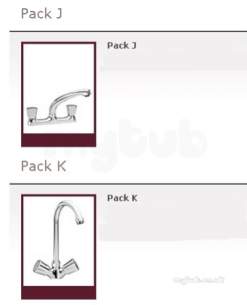 Heatrae Water Heaters -  Heatrae Pack J Two Hole Mixer Tap