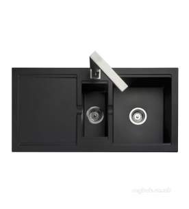 Rangemaster Sinks -  Cubix 985508 15b Rose Taupe And Acc Pack
