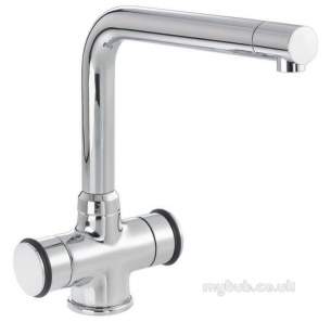 Rangemaster Brassware -  Rangemaster Tel1 Elite Monobloc Tap Brshd