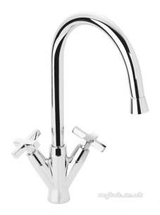 Rangemaster Brassware -  Rangemaster Tqt1 Keyhole Qtr Turn Tap Brshd