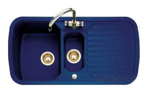 Rangemaster Sinks -  Rangemaster Rangestyle 1 5b Sink/accs Pk Blue