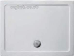 Trevi Showerworld Shower Trays -  Ideal Standard Idealite L6317 Tray 900 X 760mm Lp Ft Whit L631701