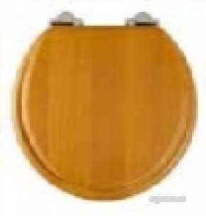 Roper Rhodes Toilet Seats -  Jupiter 8070 S/close S/wood Seat A/pine