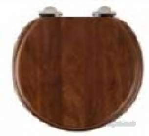Roper Rhodes Toilet Seats -  Traditional Toilet Seat Sft Clse Waln/ch